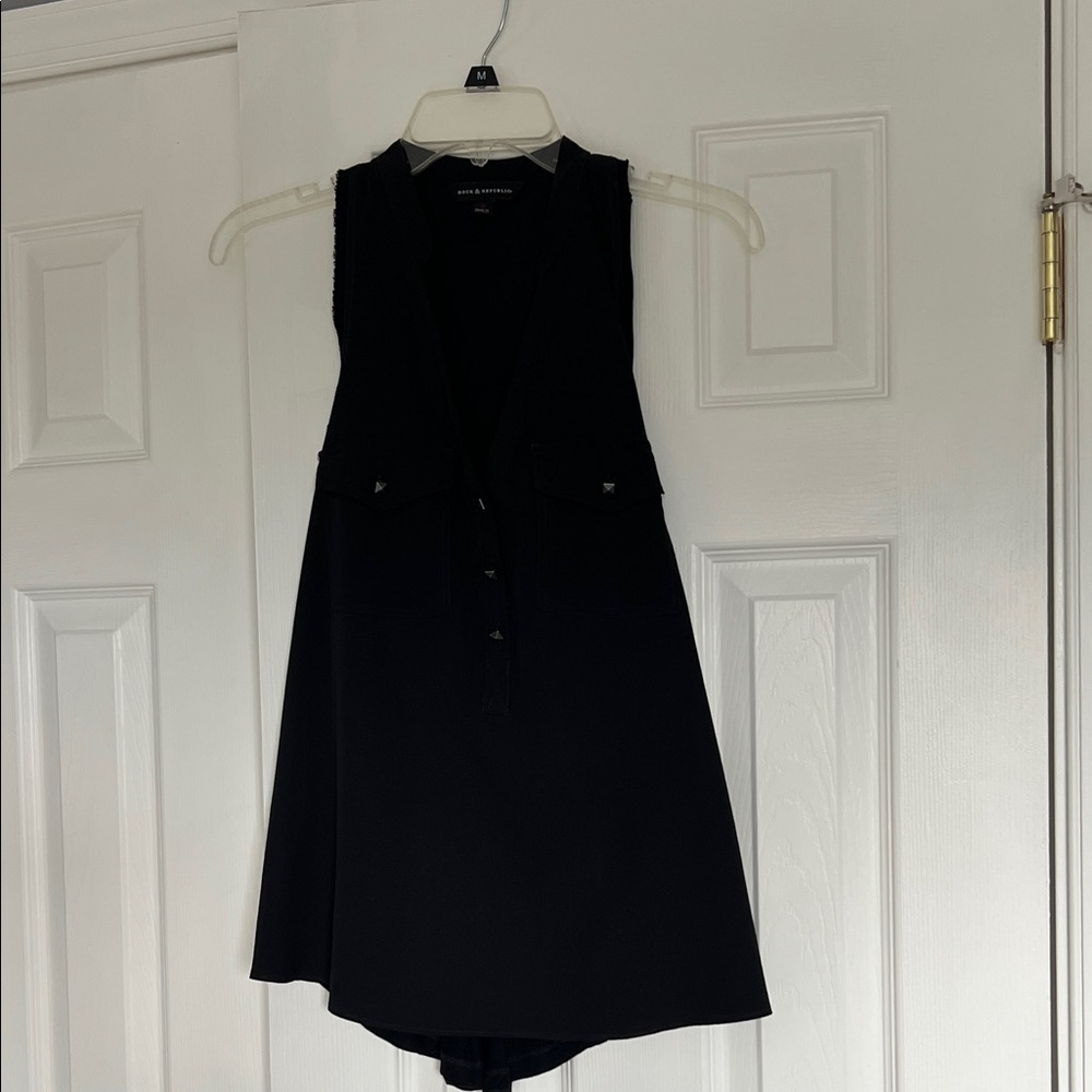 Rock & Republic Black Sleeveless Blouse